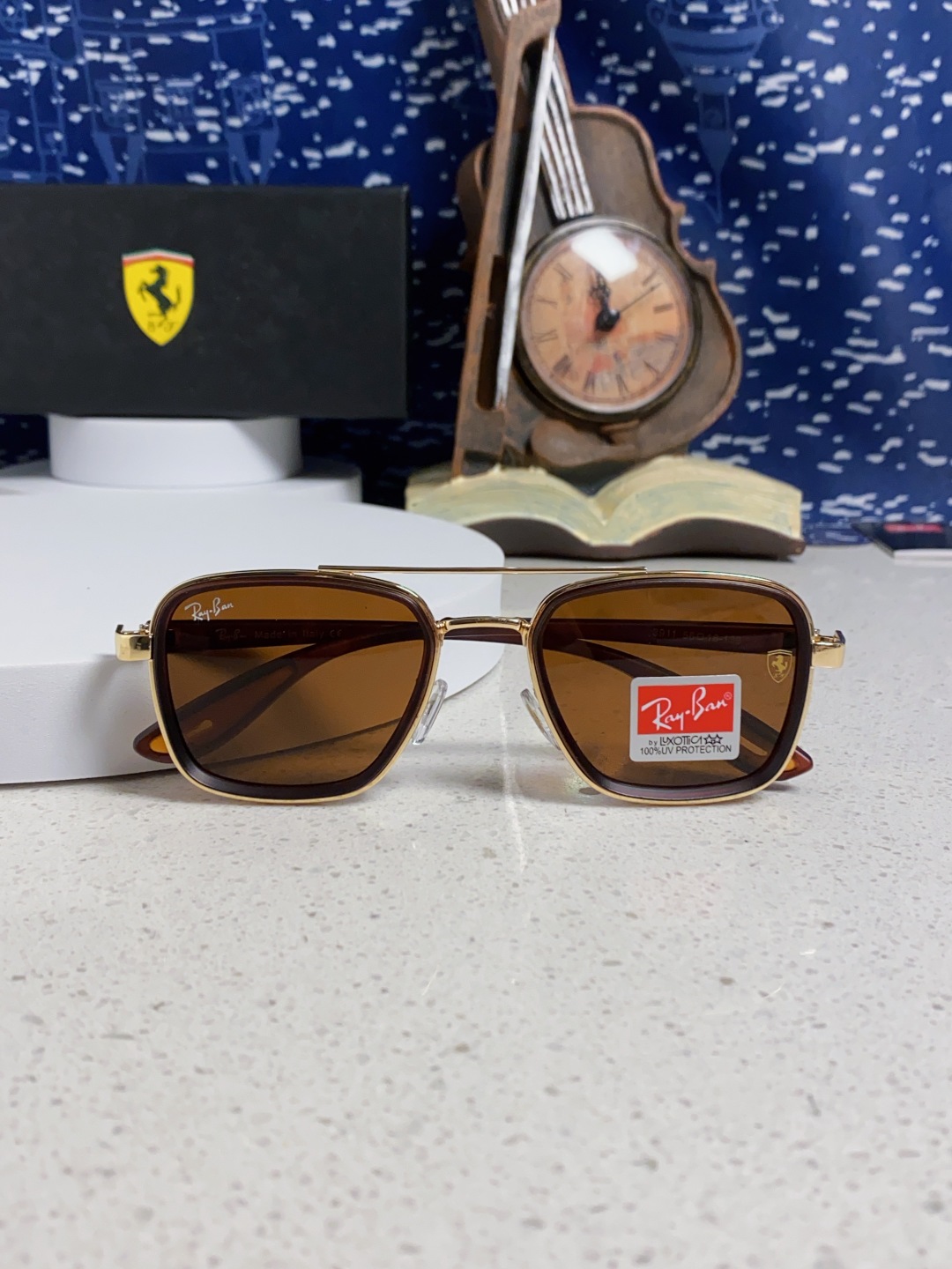 RayBan雷朋 2025新款太阳镜金属双梁大框时尚墨镜潮男女通用防紫外线 BR3911