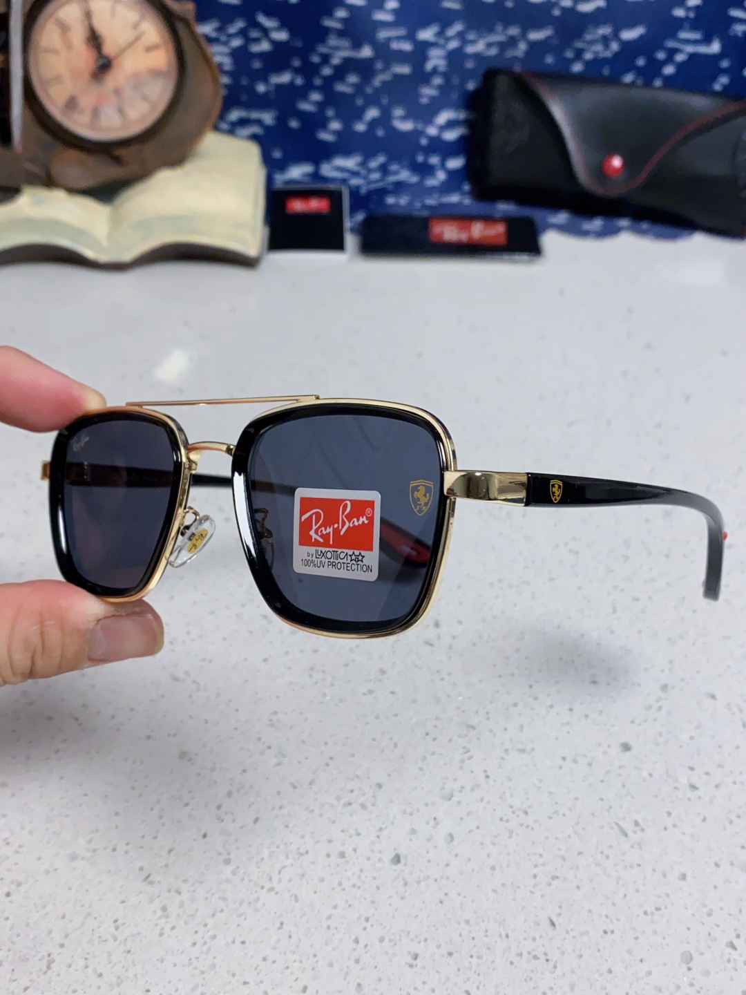 RayBan雷朋 2025新款太阳镜金属双梁大框时尚墨镜潮男女通用防紫外线 BR3911