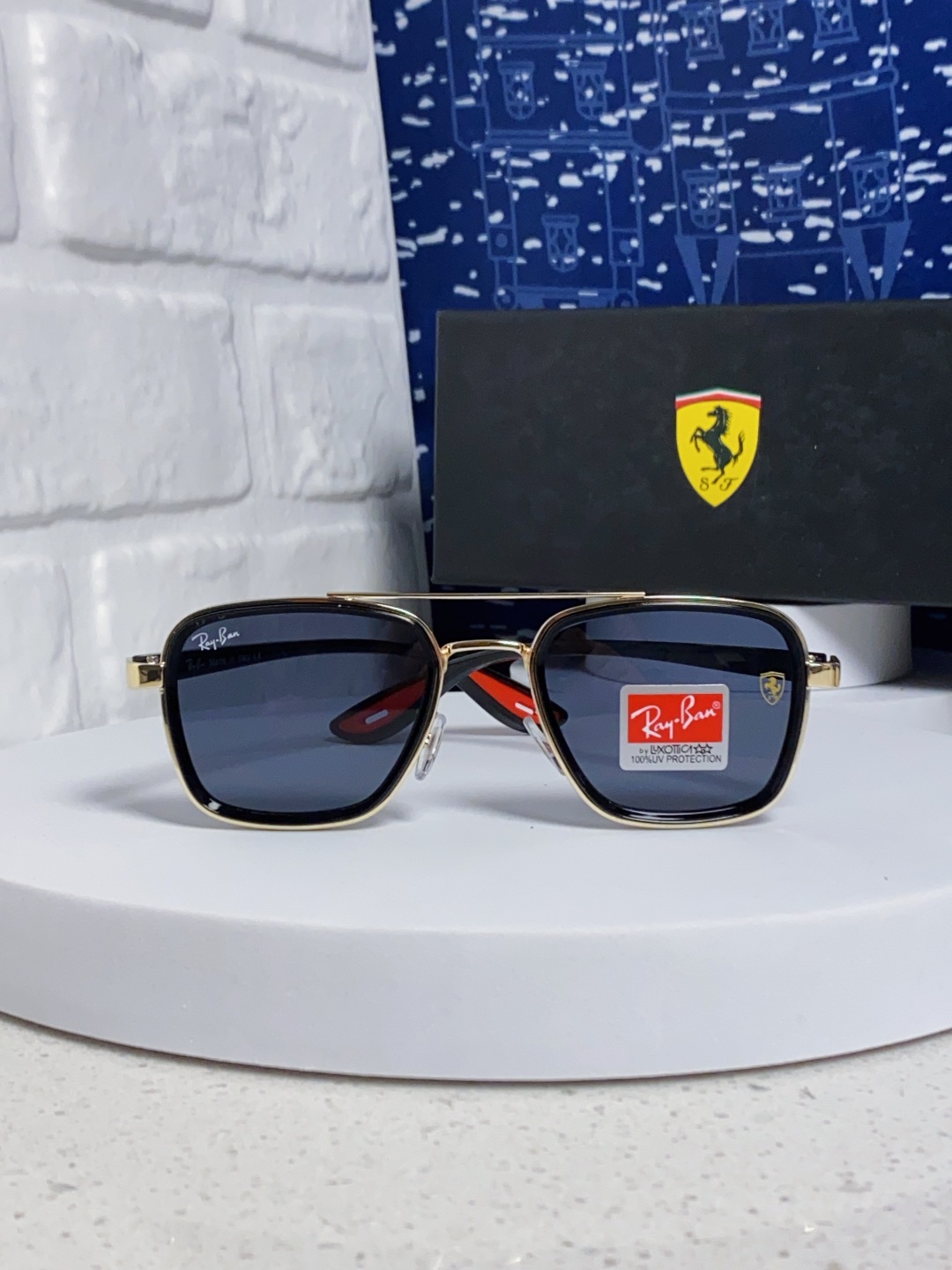 RayBan雷朋 2025新款太阳镜金属双梁大框时尚墨镜潮男女通用防紫外线 BR3911