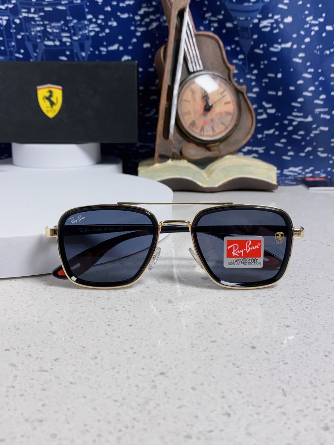 RayBan雷朋 2025新款太阳镜金属双梁大框时尚墨镜潮男女通用防紫外线 BR3911