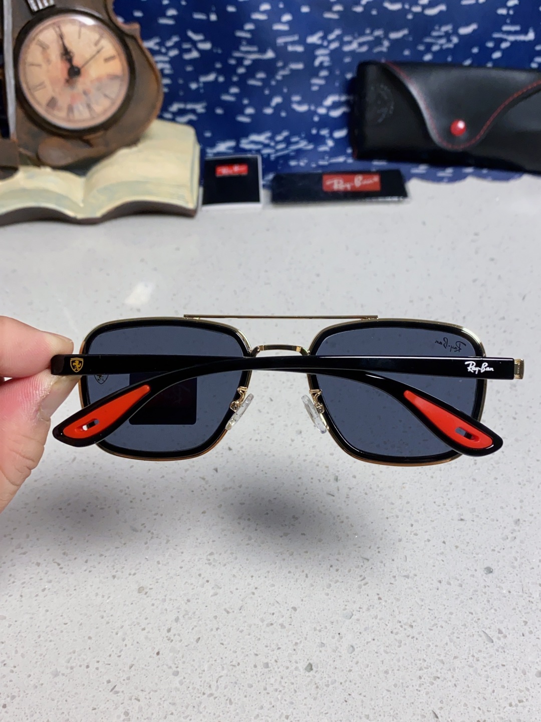 RayBan雷朋 2025新款太阳镜金属双梁大框时尚墨镜潮男女通用防紫外线 BR3911