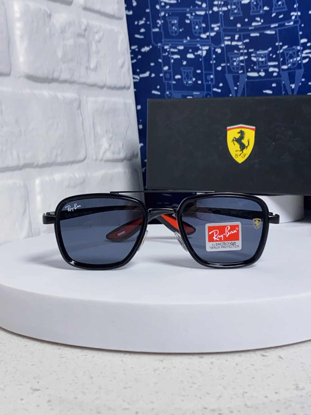 RayBan雷朋 2025新款太阳镜金属双梁大框时尚墨镜潮男女通用防紫外线 BR3911