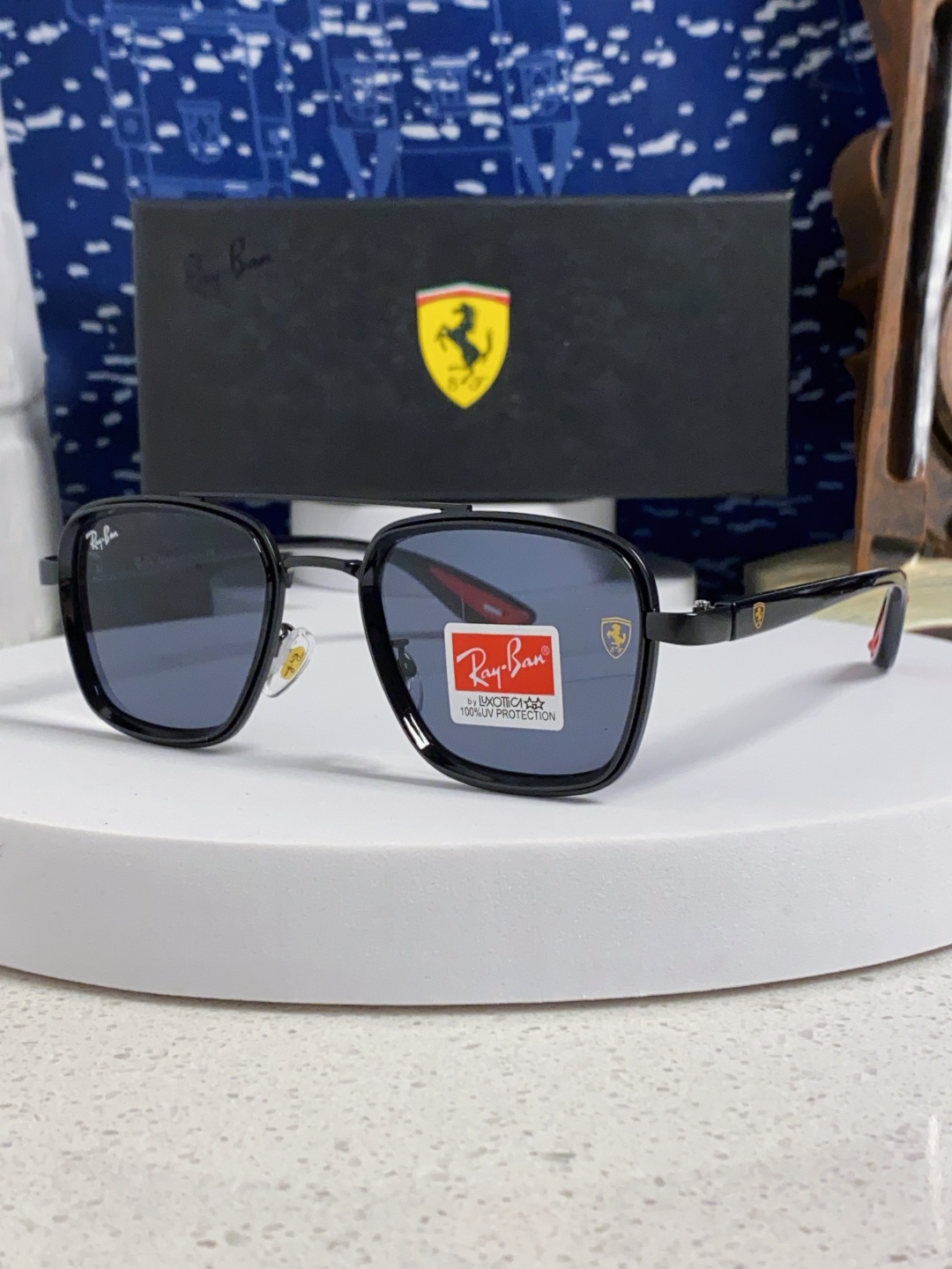 RayBan雷朋 2025新款太阳镜金属双梁大框时尚墨镜潮男女通用防紫外线 BR3911