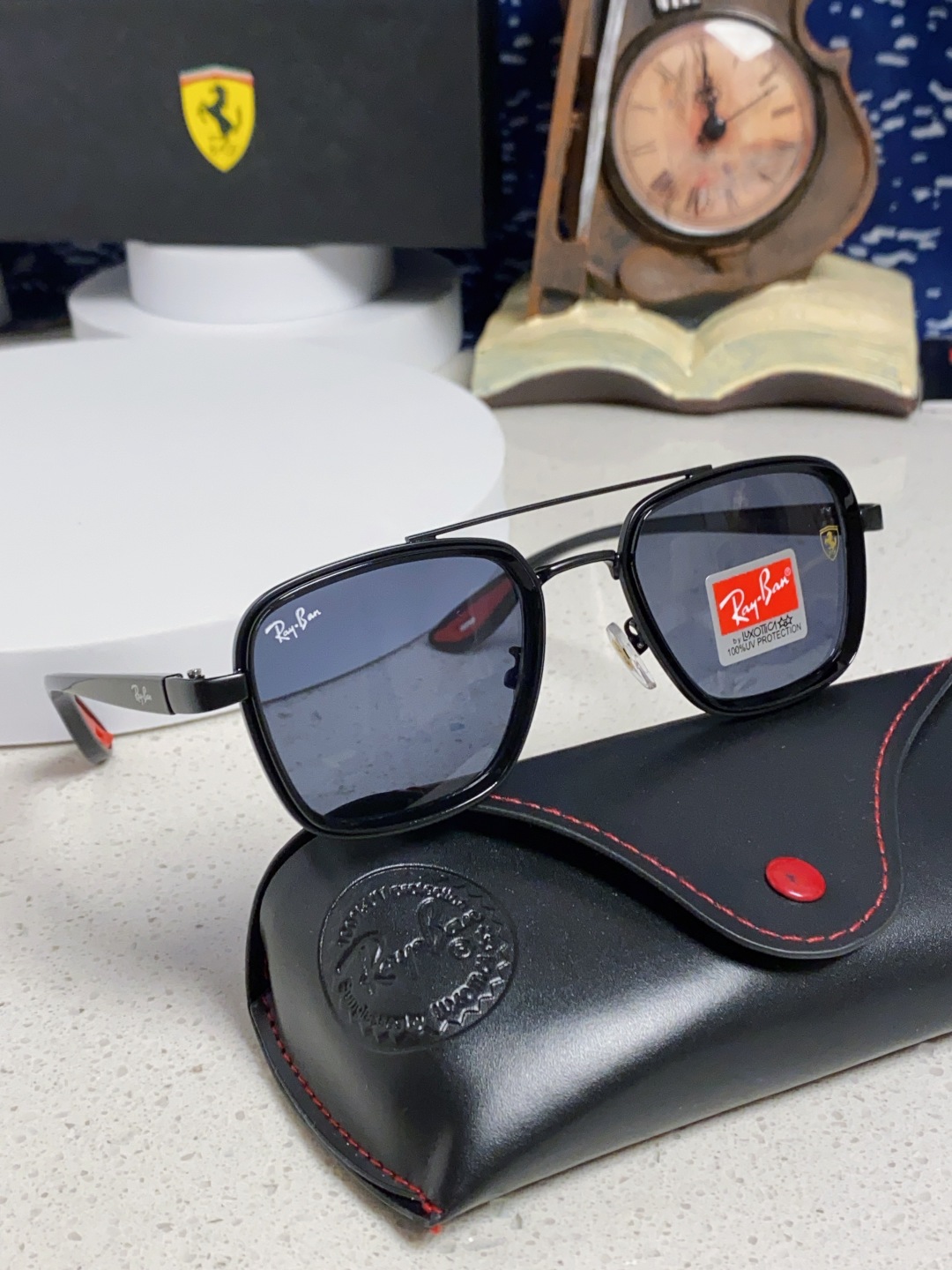 RayBan雷朋 2025新款太阳镜金属双梁大框时尚墨镜潮男女通用防紫外线 BR3911