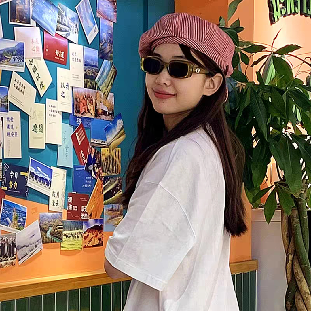 Gentle Moster(GM) 2025新款gm小方框墨镜粉色多巴胺辣妹眼镜偏光防紫外线近视太阳镜女