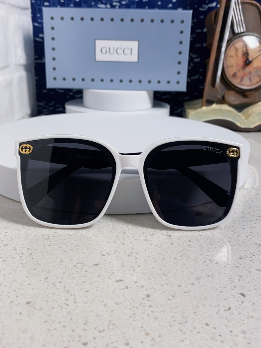 Gucci古奇 2025新款韩版防紫外线高级感网红个性时尚海边太阳镜显脸小 女士墨镜