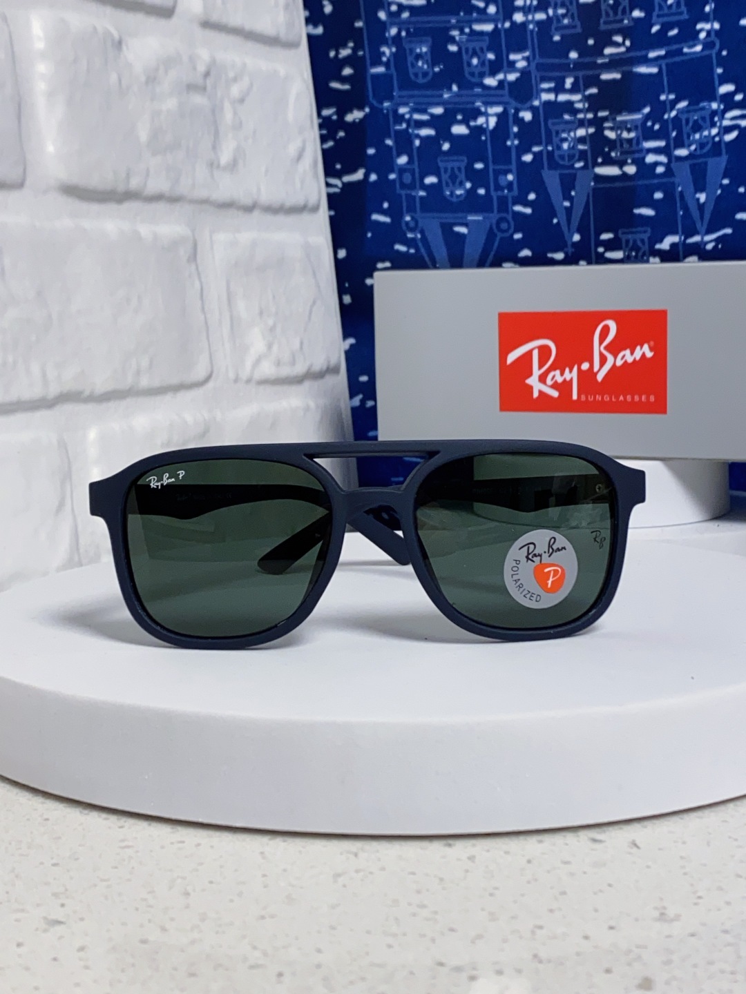 RayBan雷朋 2025新款欧美复古双梁蛤蟆镜大框太阳眼镜女潮高级感街拍嘻哈圆脸墨镜 RB69061