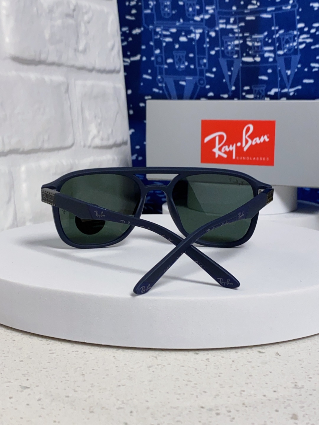 RayBan雷朋 2025新款欧美复古双梁蛤蟆镜大框太阳眼镜女潮高级感街拍嘻哈圆脸墨镜 RB69061
