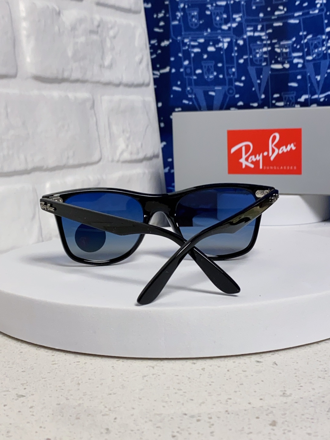 RayBan雷朋 2025新款运动墨镜连体炫彩太阳镜偏光时尚驾驶垂钓防风跑步眼镜 男女通用 RB4440