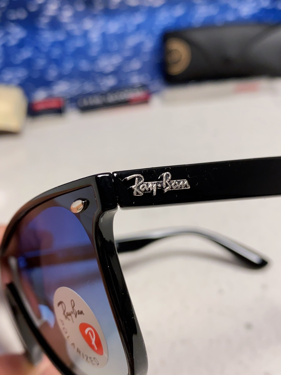 RayBan雷朋 2025新款运动墨镜连体炫彩太阳镜偏光时尚驾驶垂钓防风跑步眼镜 男女通用 RB4440
