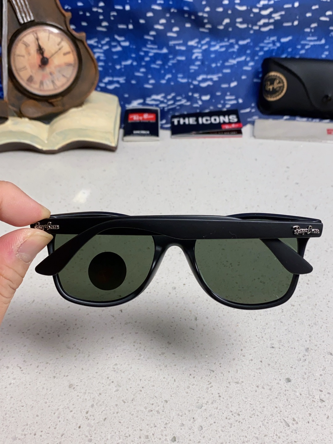 RayBan雷朋 2025新款运动墨镜连体炫彩太阳镜偏光时尚驾驶垂钓防风跑步眼镜 男女通用 RB4440