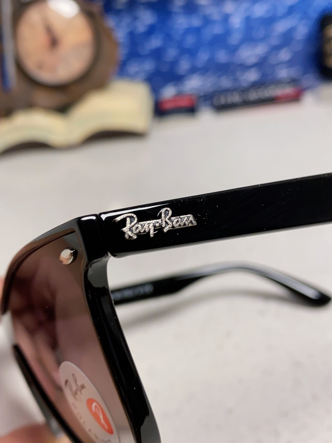 RayBan雷朋 2025新款运动墨镜连体炫彩太阳镜偏光时尚驾驶垂钓防风跑步眼镜 男女通用 RB4440