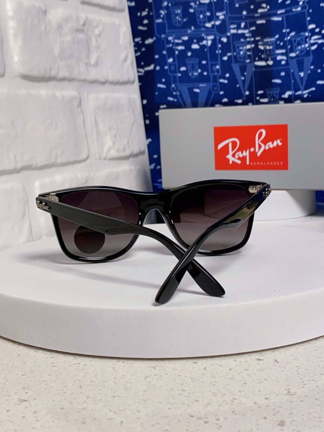 RayBan雷朋 2025新款运动墨镜连体炫彩太阳镜偏光时尚驾驶垂钓防风跑步眼镜 男女通用 RB4440