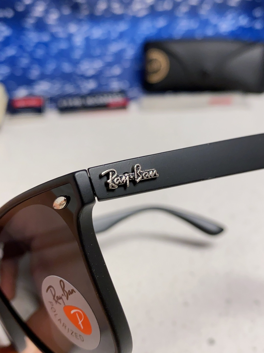 RayBan雷朋 2025新款运动墨镜连体炫彩太阳镜偏光时尚驾驶垂钓防风跑步眼镜 男女通用 RB4440