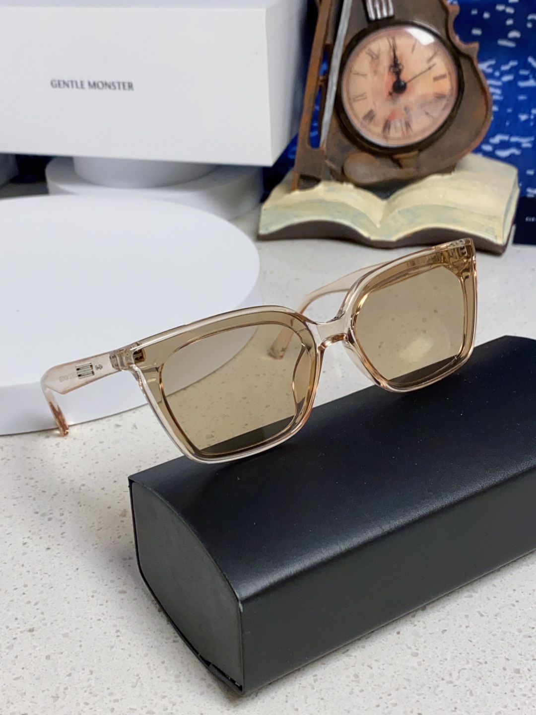 Gentle Moster(GM) 2025gm新款时尚墨镜女偏光近视高级感有度数的太阳眼镜方框防紫外线