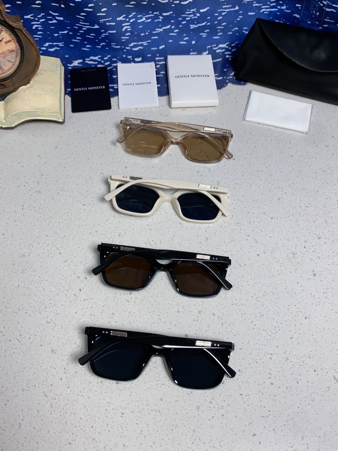 Gentle Moster(GM) 2025gm新款时尚墨镜女偏光近视高级感有度数的太阳眼镜方框防紫外线