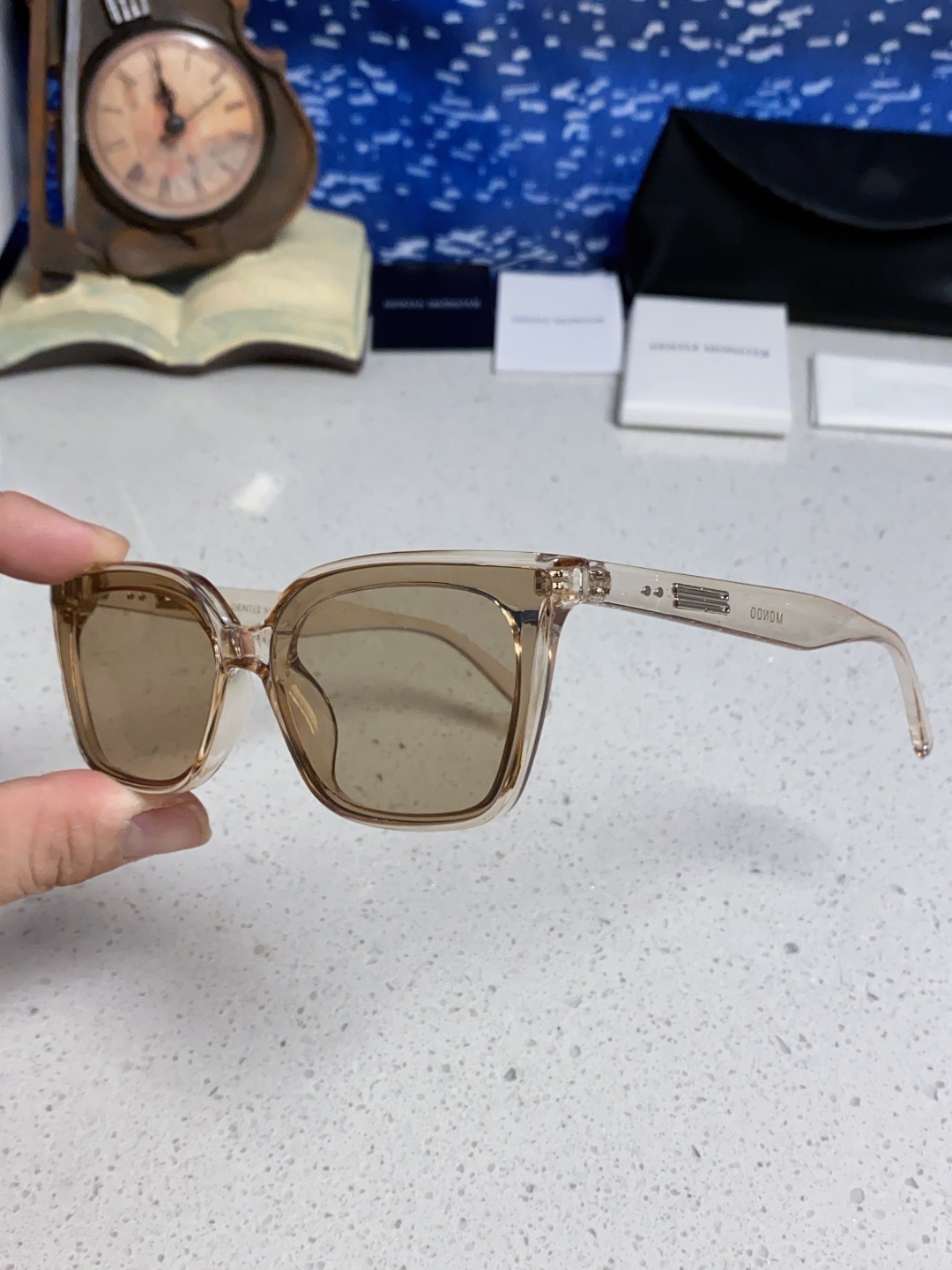 Gentle Moster(GM) 2025gm新款时尚墨镜女偏光近视高级感有度数的太阳眼镜方框防紫外线