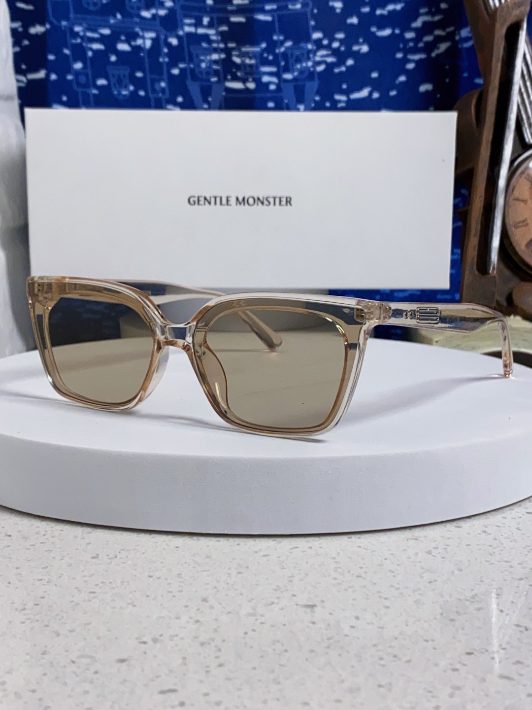 Gentle Moster(GM) 2025gm新款时尚墨镜女偏光近视高级感有度数的太阳眼镜方框防紫外线