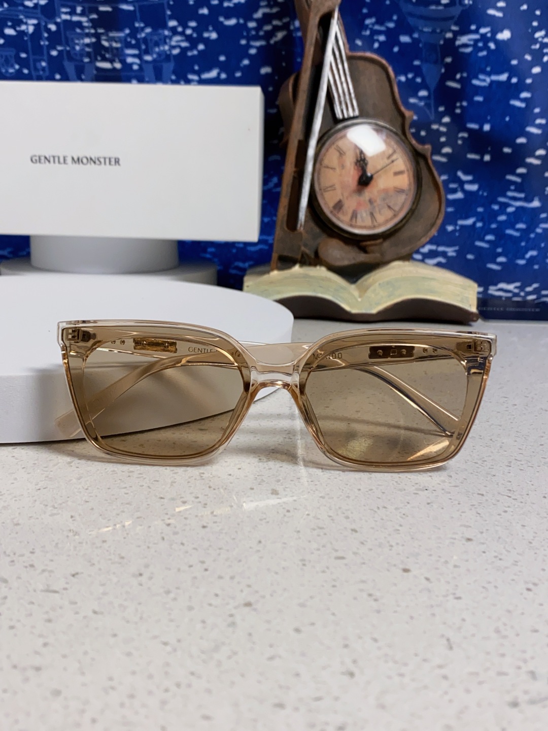 Gentle Moster(GM) 2025gm新款时尚墨镜女偏光近视高级感有度数的太阳眼镜方框防紫外线