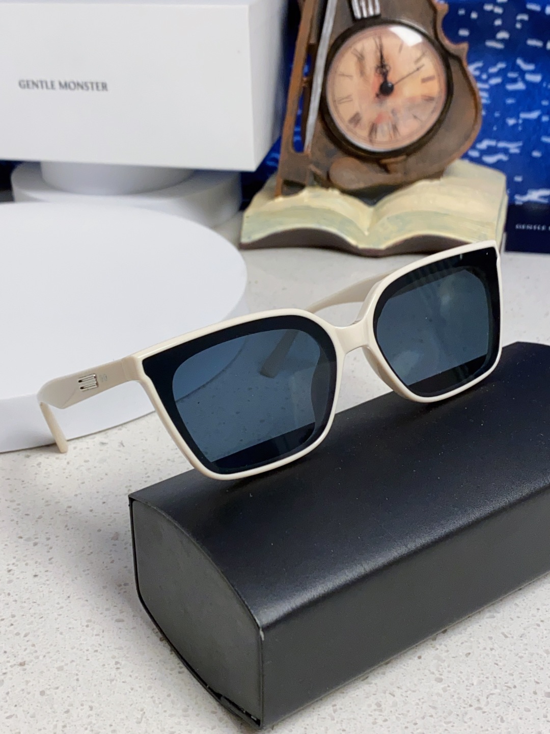 Gentle Moster(GM) 2025gm新款时尚墨镜女偏光近视高级感有度数的太阳眼镜方框防紫外线