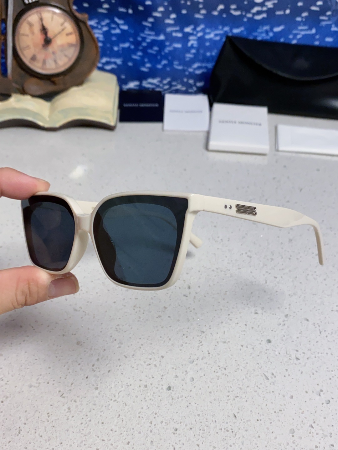 Gentle Moster(GM) 2025gm新款时尚墨镜女偏光近视高级感有度数的太阳眼镜方框防紫外线