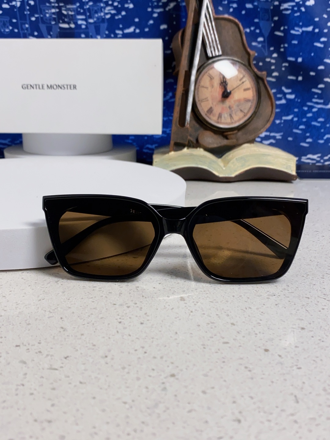 Gentle Moster(GM) 2025gm新款时尚墨镜女偏光近视高级感有度数的太阳眼镜方框防紫外线