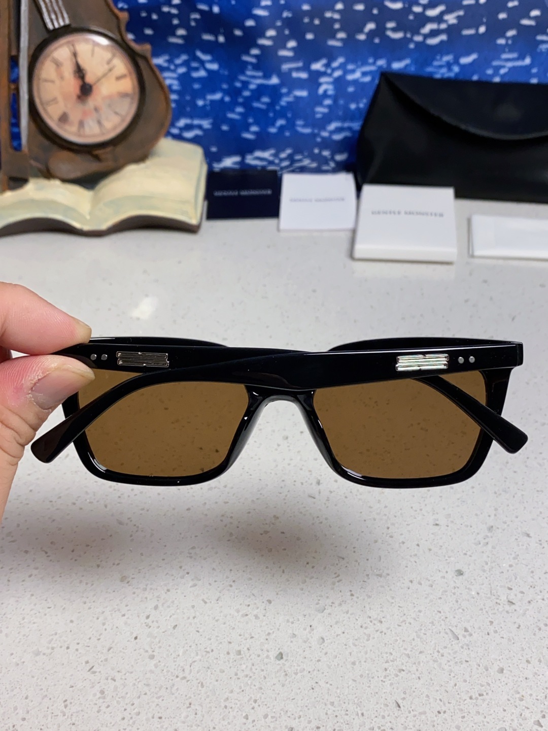 Gentle Moster(GM) 2025gm新款时尚墨镜女偏光近视高级感有度数的太阳眼镜方框防紫外线