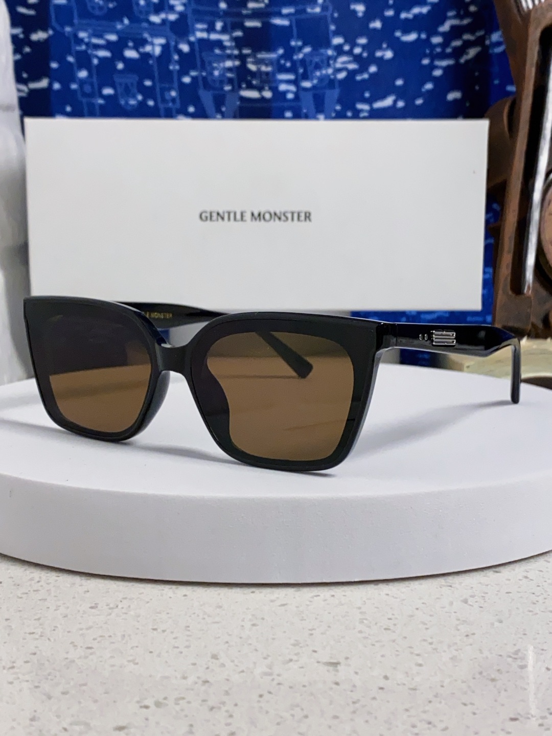 Gentle Moster(GM) 2025gm新款时尚墨镜女偏光近视高级感有度数的太阳眼镜方框防紫外线