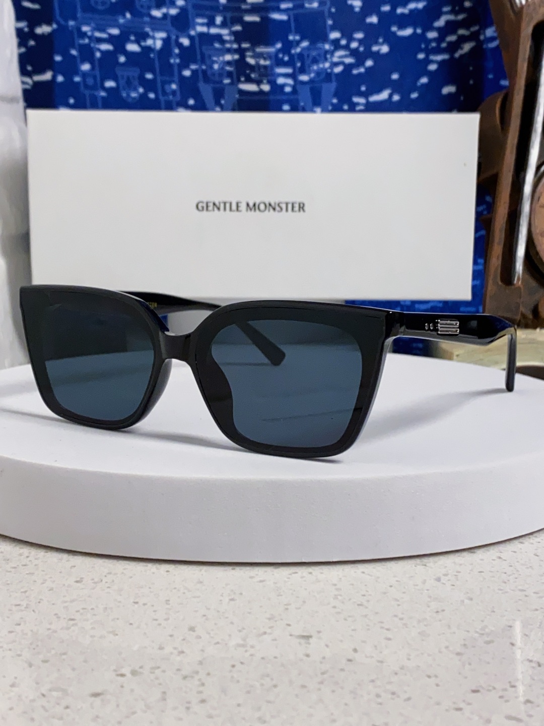 Gentle Moster(GM) 2025gm新款时尚墨镜女偏光近视高级感有度数的太阳眼镜方框防紫外线