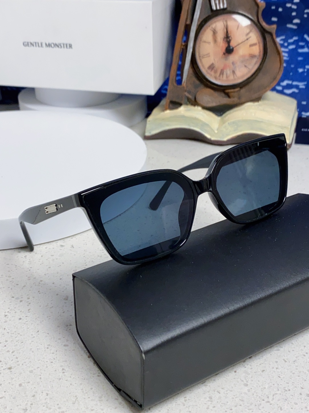Gentle Moster(GM) 2025gm新款时尚墨镜女偏光近视高级感有度数的太阳眼镜方框防紫外线