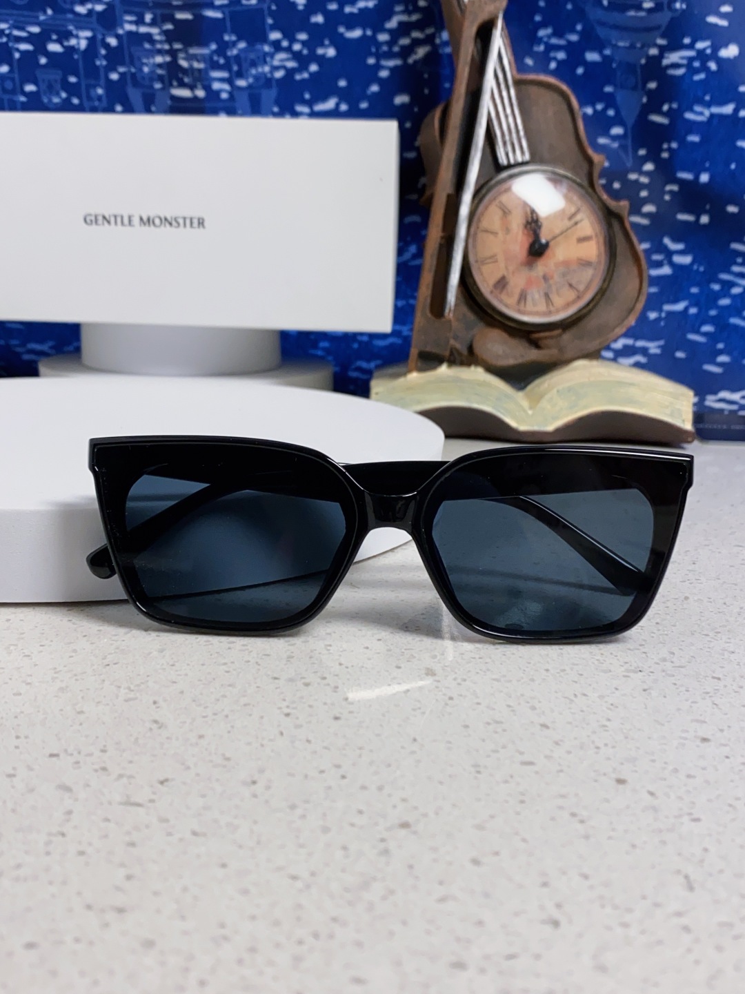 Gentle Moster(GM) 2025gm新款时尚墨镜女偏光近视高级感有度数的太阳眼镜方框防紫外线