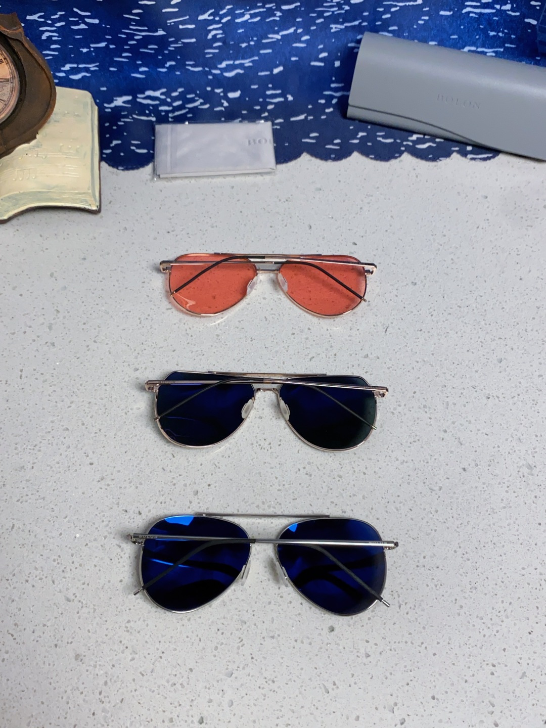 Bolon暴龙 2025新款眼镜男士墨镜开车专用太阳镜官方 超酷蛤蟆框 驾驶偏光镜片