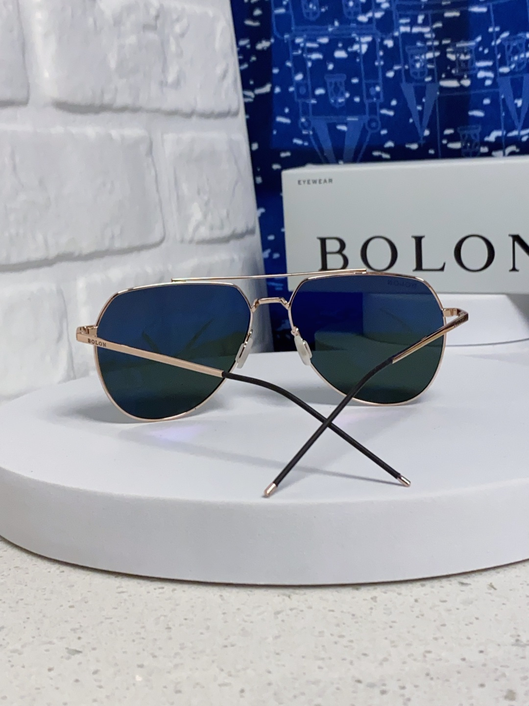 Bolon暴龙 2025新款眼镜男士墨镜开车专用太阳镜官方 超酷蛤蟆框 驾驶偏光镜片