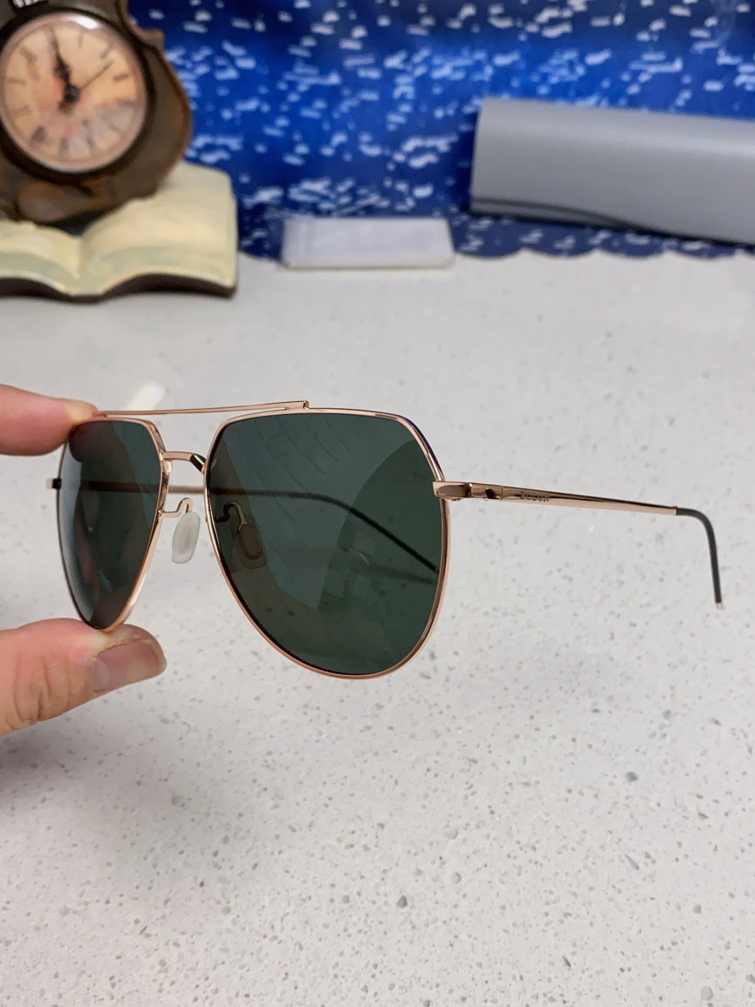 Bolon暴龙 2025新款眼镜男士墨镜开车专用太阳镜官方 超酷蛤蟆框 驾驶偏光镜片