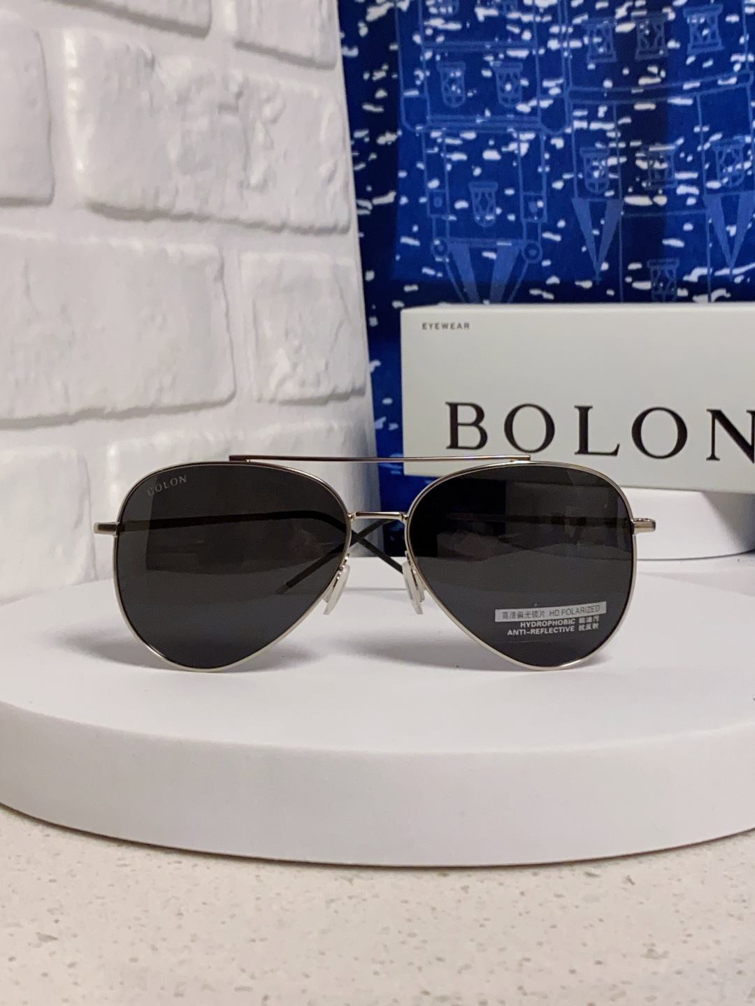  Bolon暴龙 2025新款眼镜男士墨镜开车专用太阳镜官方 超酷蛤蟆框 驾驶偏光镜片