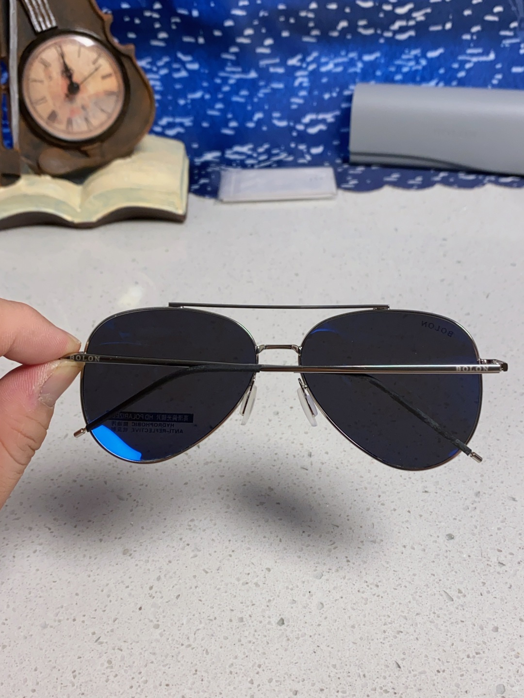  Bolon暴龙 2025新款眼镜男士墨镜开车专用太阳镜官方 超酷蛤蟆框 驾驶偏光镜片