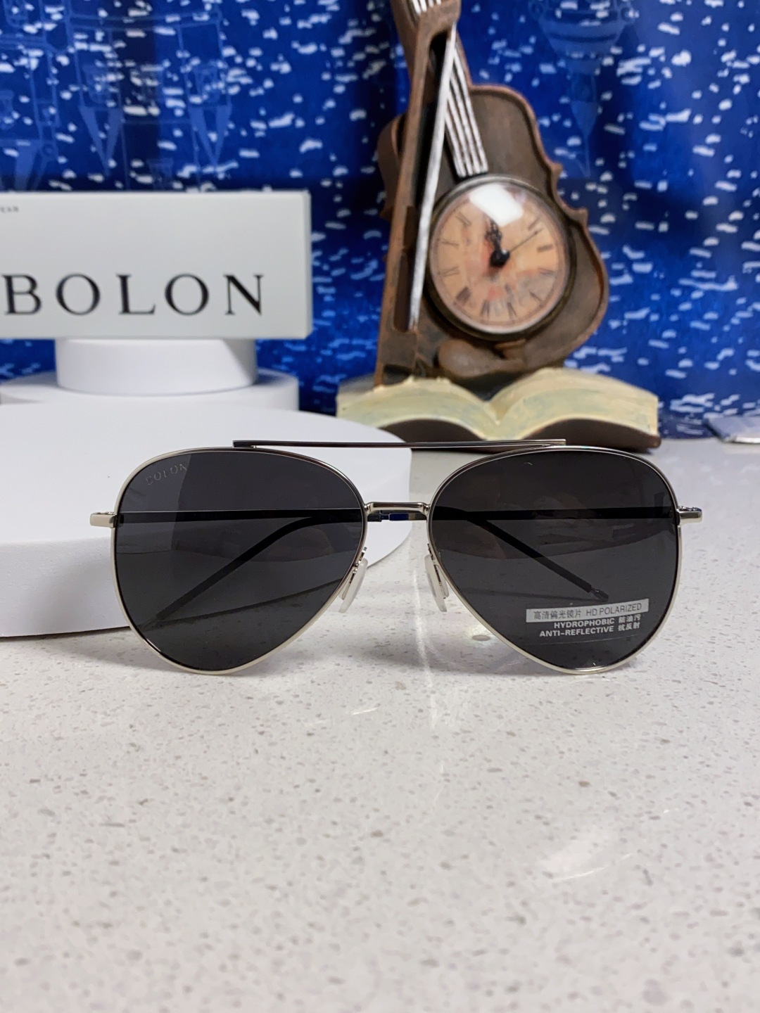  Bolon暴龙 2025新款眼镜男士墨镜开车专用太阳镜官方 超酷蛤蟆框 驾驶偏光镜片