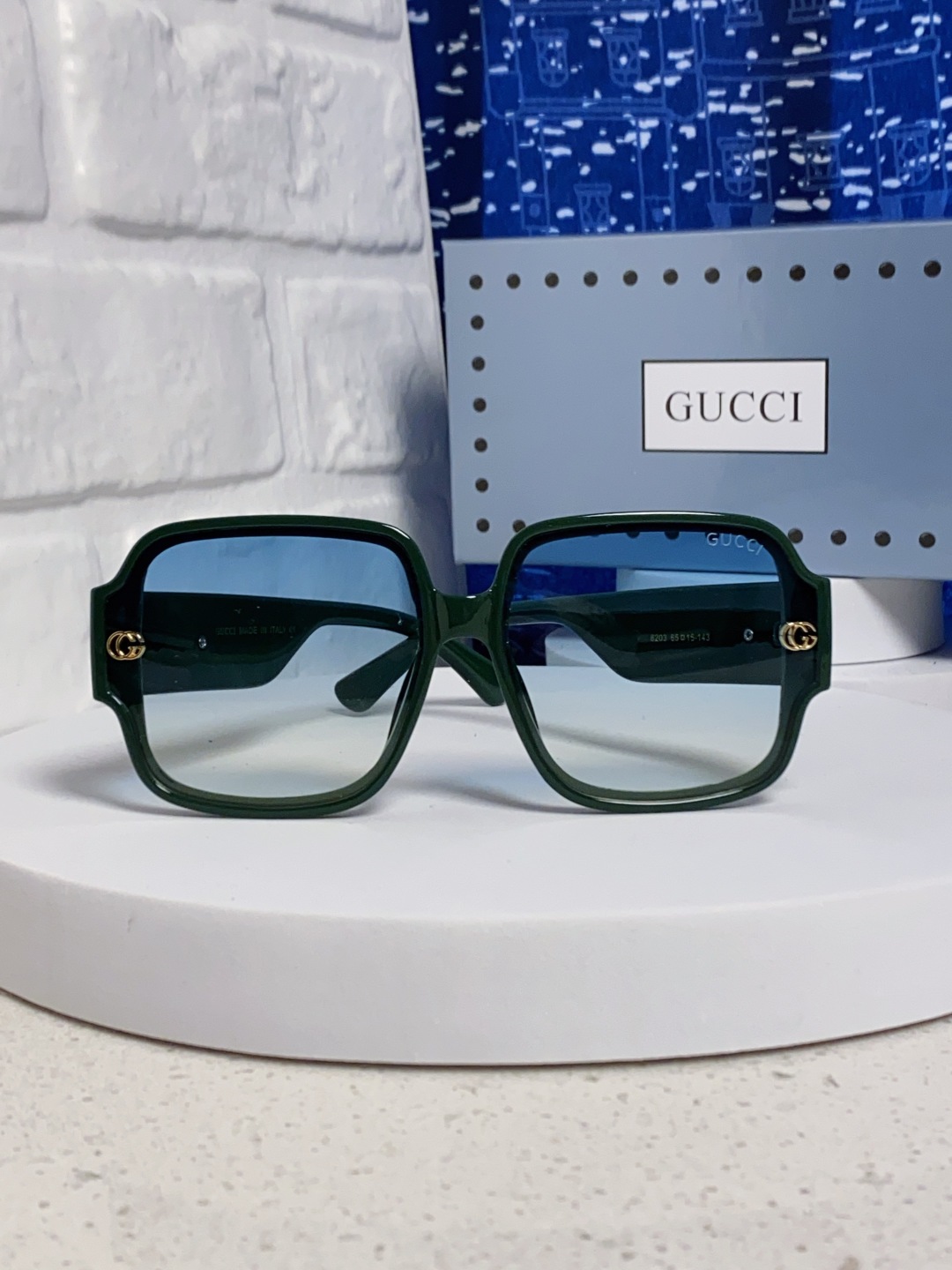 Gucci古奇 2025新款女士墨镜韩版防紫外线高级感网红个性时尚海边太阳镜显脸小 男女通用