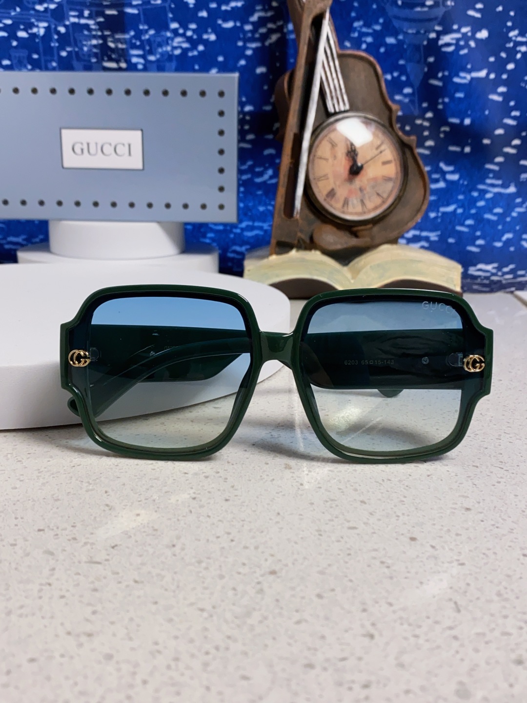 Gucci古奇 2025新款女士墨镜韩版防紫外线高级感网红个性时尚海边太阳镜显脸小 男女通用