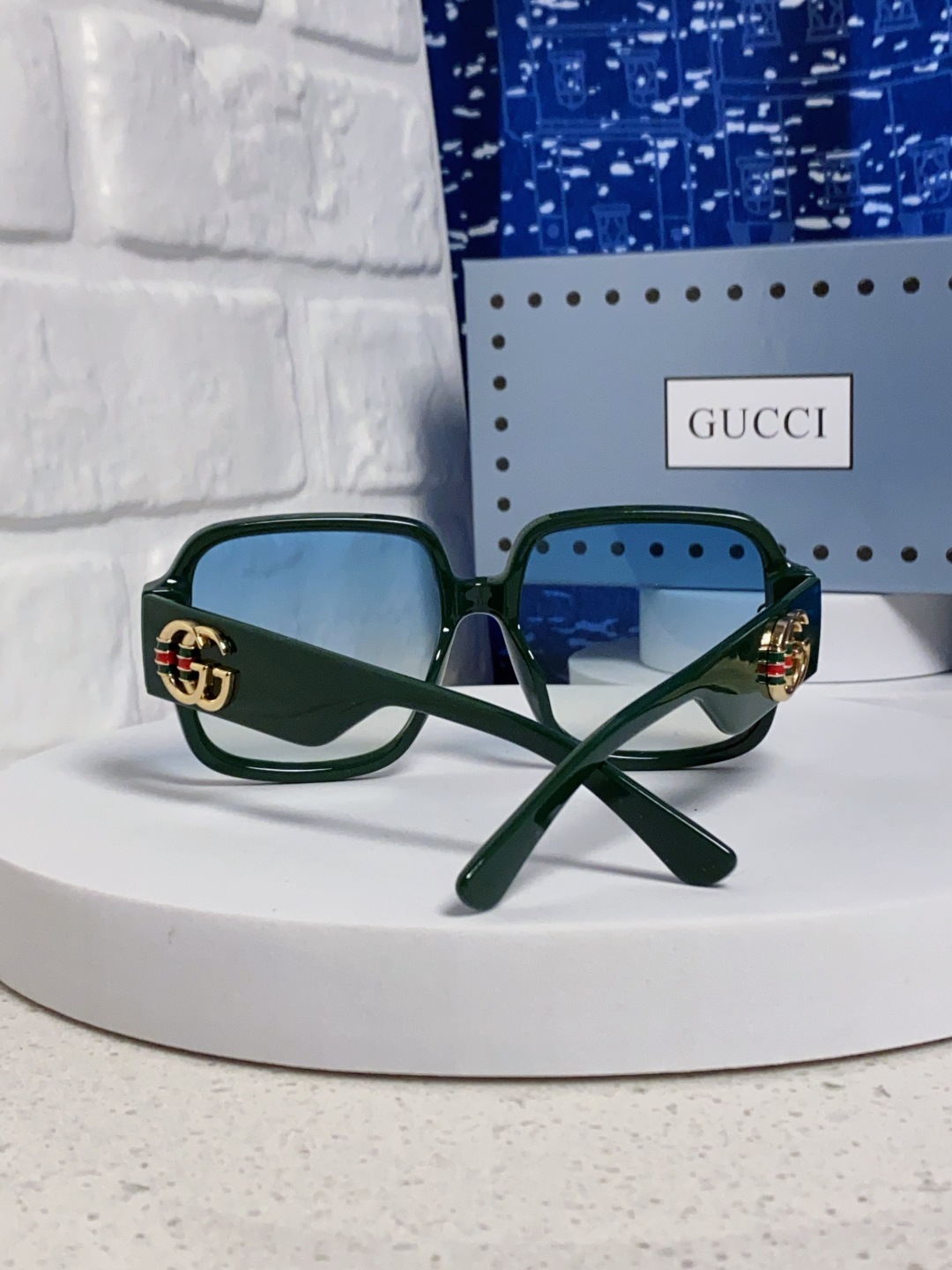 Gucci古奇 2025新款女士墨镜韩版防紫外线高级感网红个性时尚海边太阳镜显脸小 男女通用