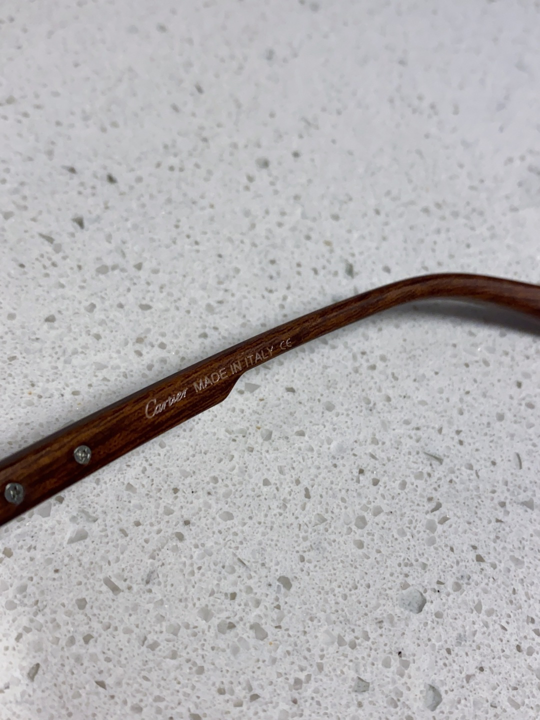 Cartier卡地亚 2025新款男士无框太阳镜方形欧美潮个性木腿墨镜嘻哈拽酷太阳镜遮阳潮流男女通用