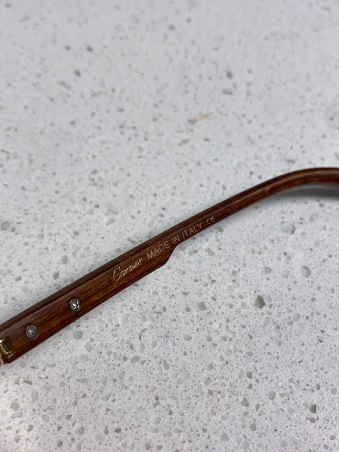 Cartier卡地亚 2025新款男士无框太阳镜方形欧美潮个性木腿墨镜嘻哈拽酷太阳镜遮阳潮流男女通用