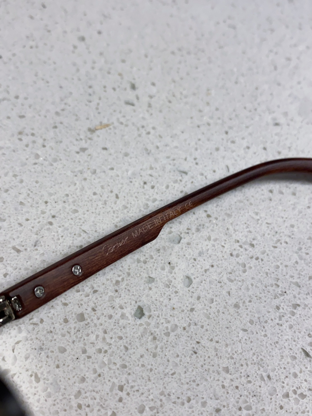 Cartier卡地亚 2025新款男士无框太阳镜方形欧美潮个性木腿墨镜嘻哈拽酷太阳镜遮阳潮流男女通用