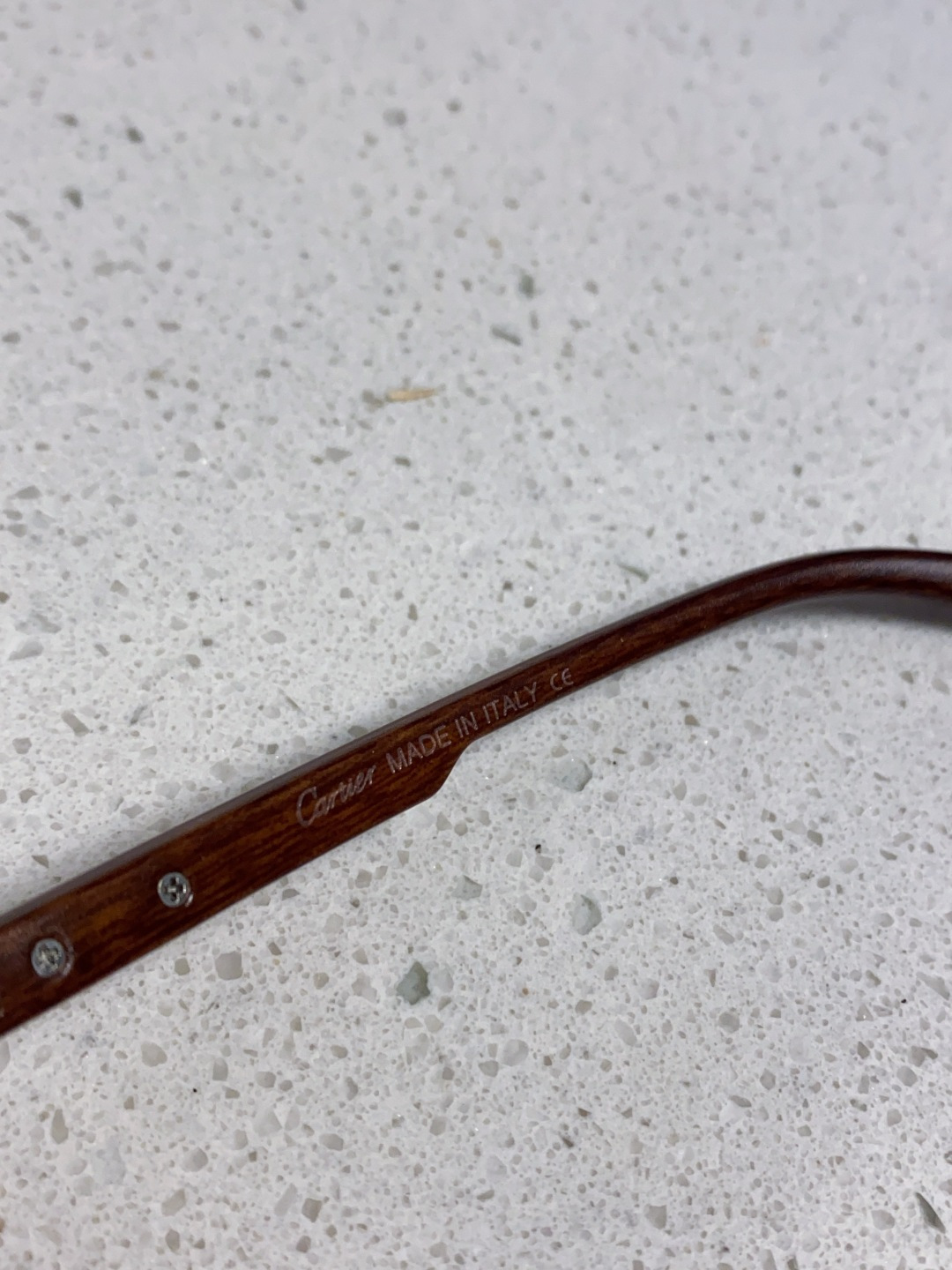 Cartier卡地亚 2025新款男士无框太阳镜方形欧美潮个性木腿墨镜嘻哈拽酷太阳镜遮阳潮流男女通用