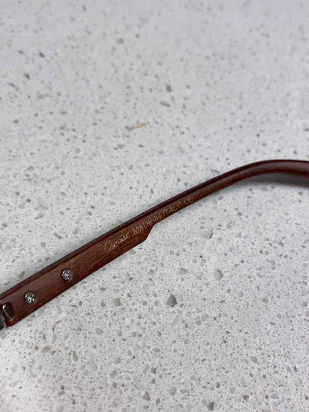 Cartier卡地亚 2025新款男士无框太阳镜方形欧美潮个性木腿墨镜嘻哈拽酷太阳镜遮阳潮流男女通用