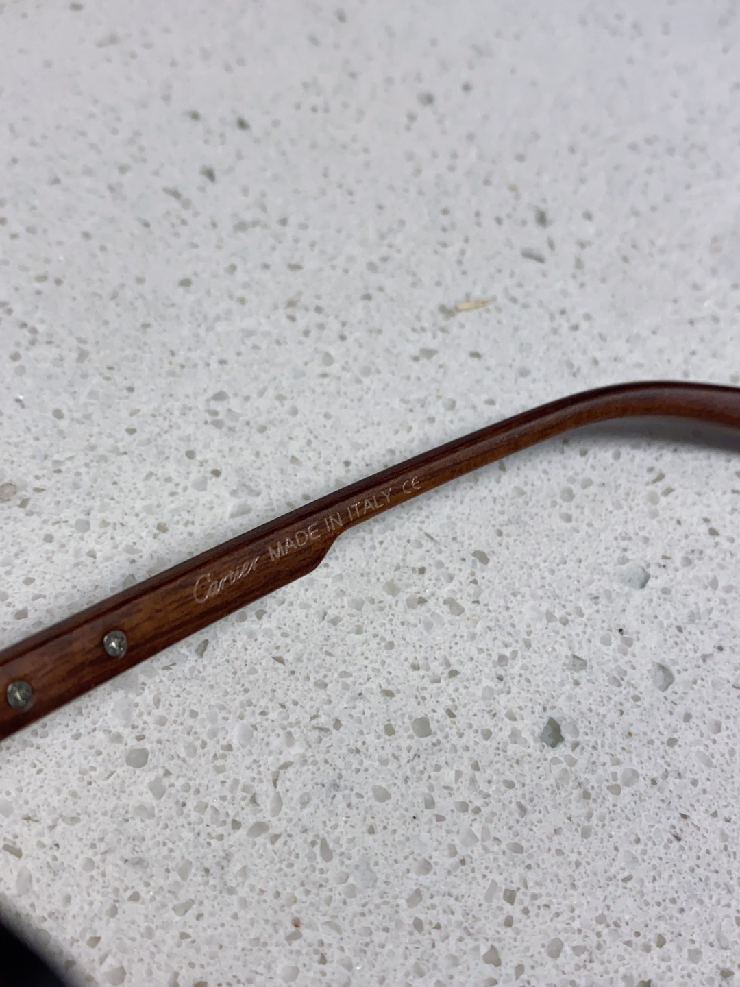 Cartier卡地亚 2025新款男士无框太阳镜方形欧美潮个性木腿墨镜嘻哈拽酷太阳镜遮阳潮流男女通用