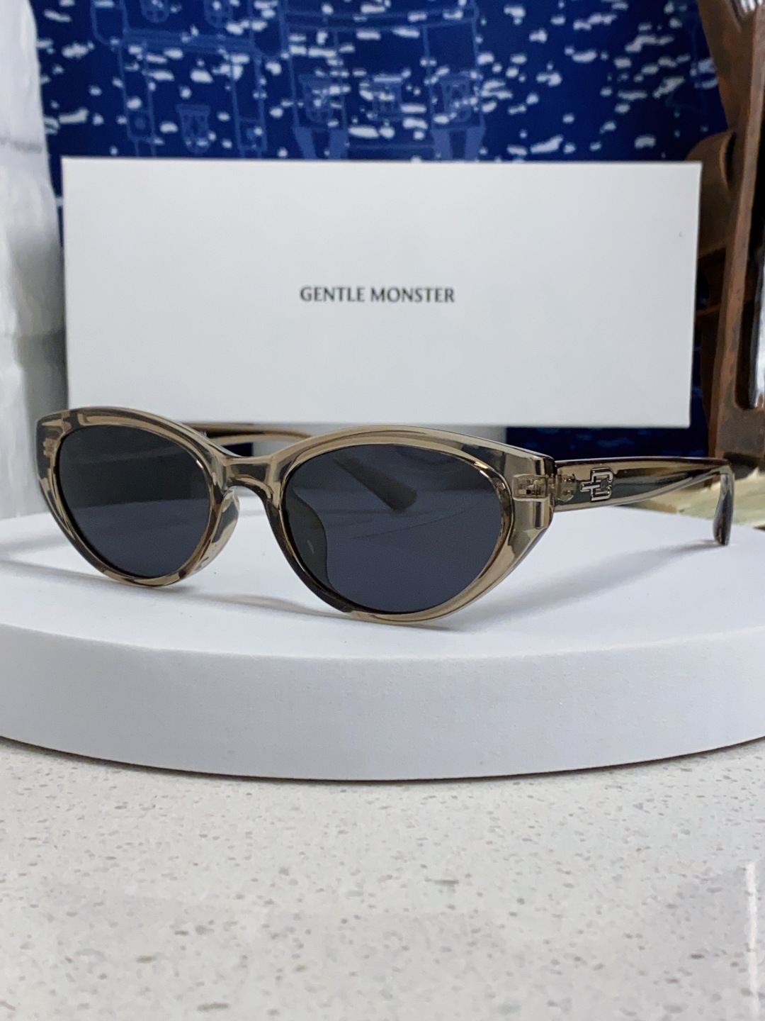 Gentle Moster(GM) 古力娜扎同款猫眼偏光墨镜女2025新款高品质 显瘦太阳镜紫外线 型号