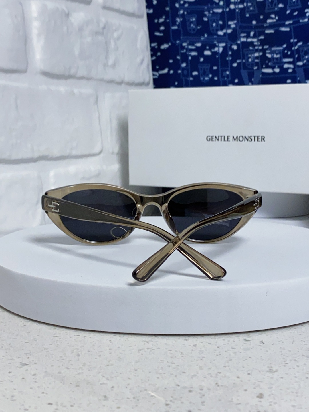 Gentle Moster(GM) 古力娜扎同款猫眼偏光墨镜女2025新款高品质 显瘦太阳镜紫外线 型号