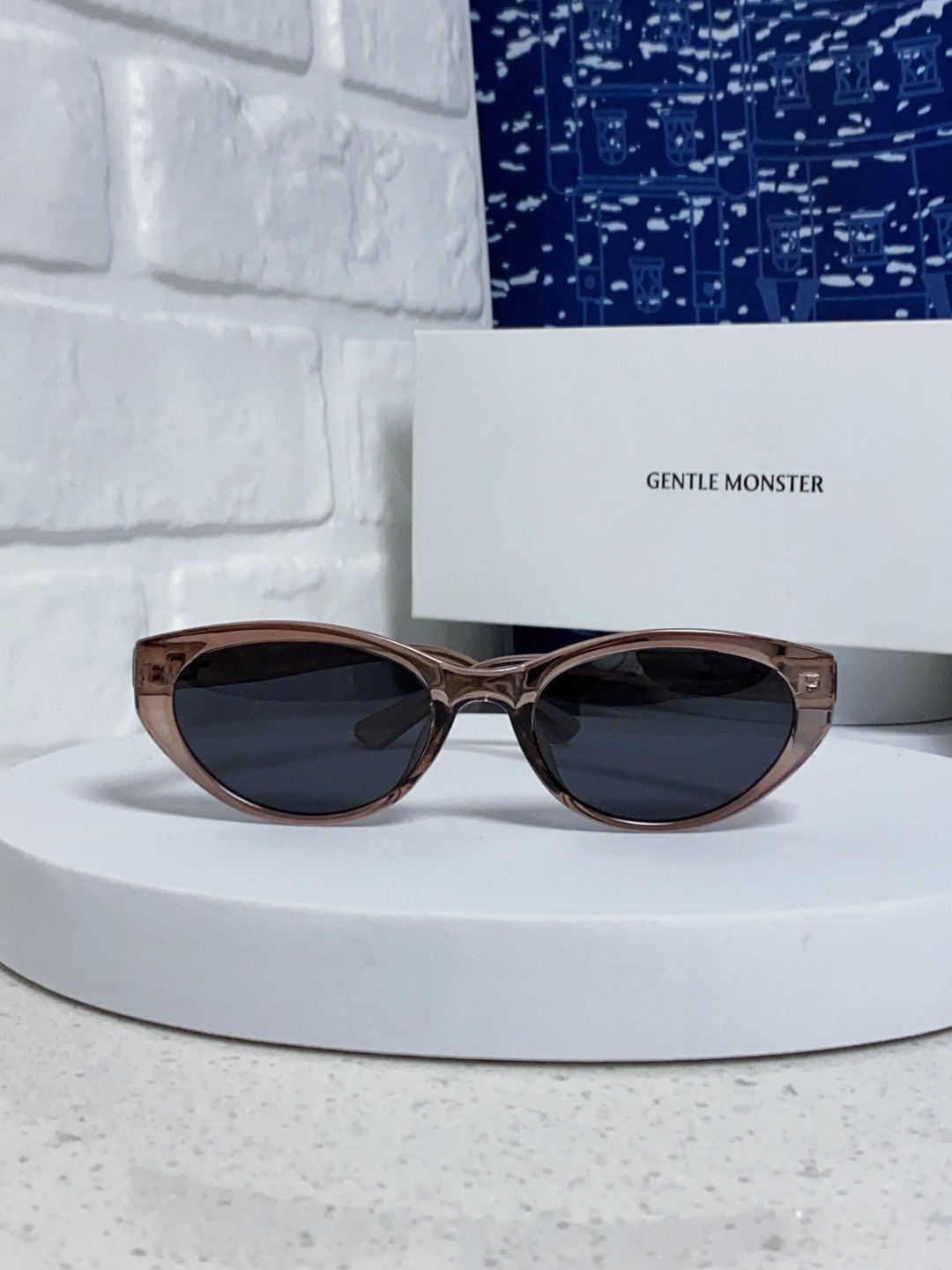 Gentle Moster(GM) 古力娜扎同款猫眼偏光墨镜女2025新款高品质 显瘦太阳镜紫外线 型号