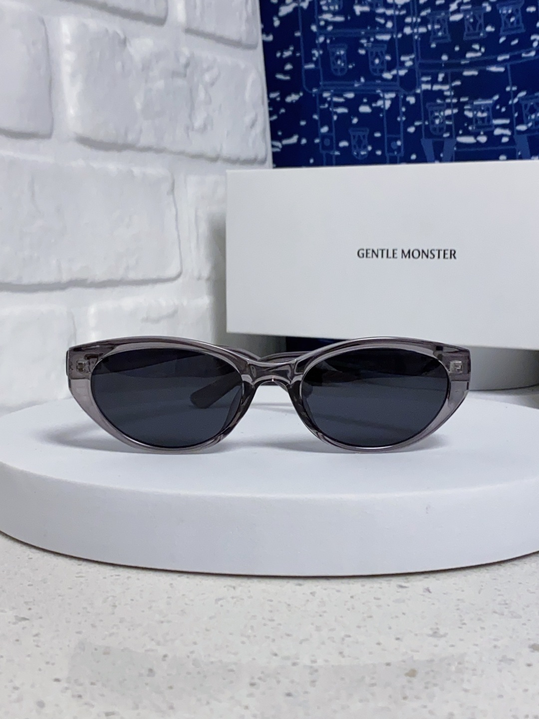 Gentle Moster(GM) 古力娜扎同款猫眼偏光墨镜女2025新款高品质 显瘦太阳镜紫外线 型号